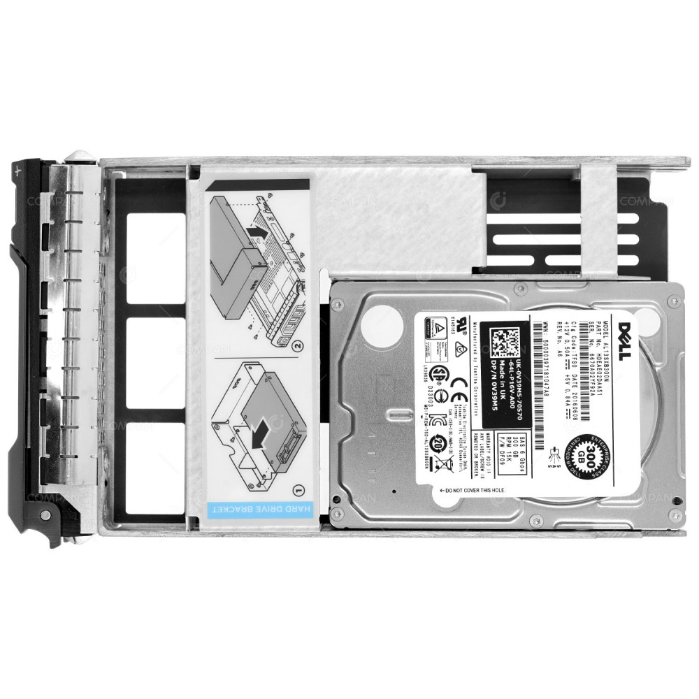 V39M5 LFF DELL 300GB 15K 6G SAS2.5 SFF IN 3.5 LFF HARD DRIVE 0V39M5, AL13SXB300N